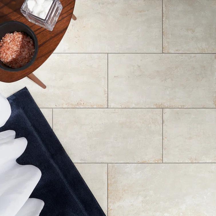 Mantis 11.81 in. x 23.62 in. Matte Porcelain Concrete Look Floor and Wall Tile (13.55 Sq. Ft./Case)