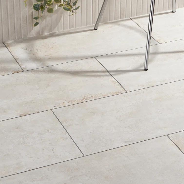 Mantis 11.81 in. x 23.62 in. Matte Porcelain Concrete Look Floor and Wall Tile (13.55 Sq. Ft./Case)