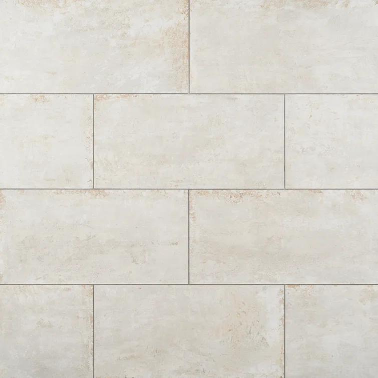 Mantis 11.81 in. x 23.62 in. Matte Porcelain Concrete Look Floor and Wall Tile (13.55 Sq. Ft./Case)