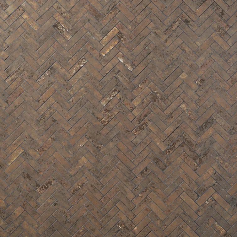 Bond Tile Ravina 10.03 in. x 10.62 in. Matte Porcelain Floor & Wall Herringbone Mosaic Tile (0.75 Sq.Ft. / Each)