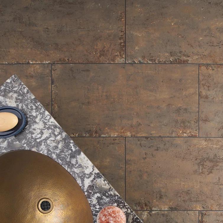 Mantis 11.81 in. x 23.62 in. Matte Porcelain Concrete Look Floor and Wall Tile (13.55 Sq. Ft./Case)