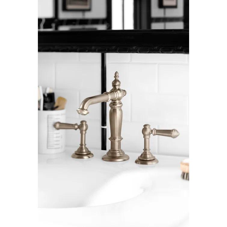 Artifacts® Widespread Bathroom Faucet with Drain Assembly