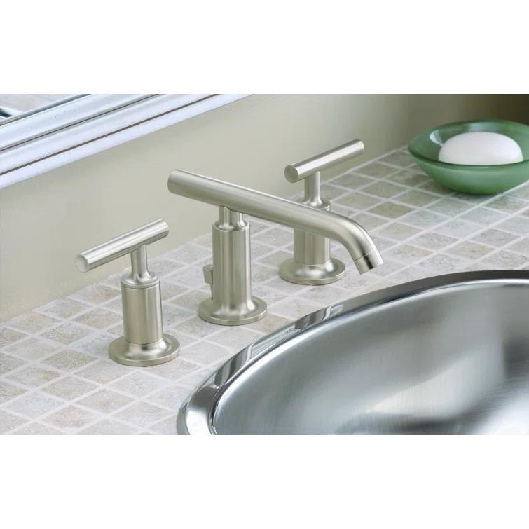 Purist® Widespread Bathroom Faucet with Drain Assembly