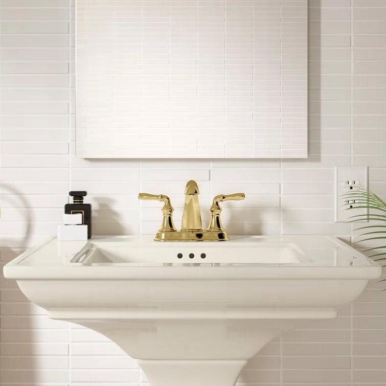 Kohler Devonshire Centerset Bathroom Sink Faucet, 1.2 gpm