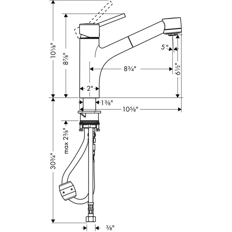 Talis S Pull Out Single Handle Kitchen Faucet