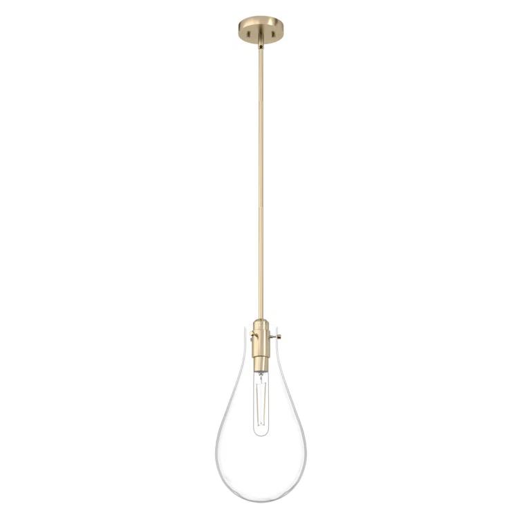 Lundin 1 - Light Single Tear Drop Pendant