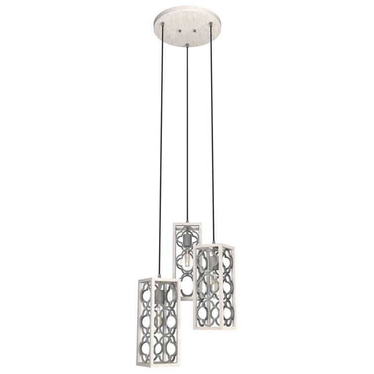 Gablecrest 3 Light Rectangle Cluster Pendant