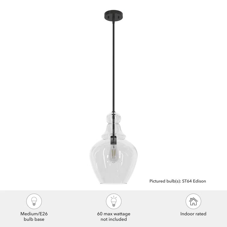 Maple Park 1 Light Bell Pendant