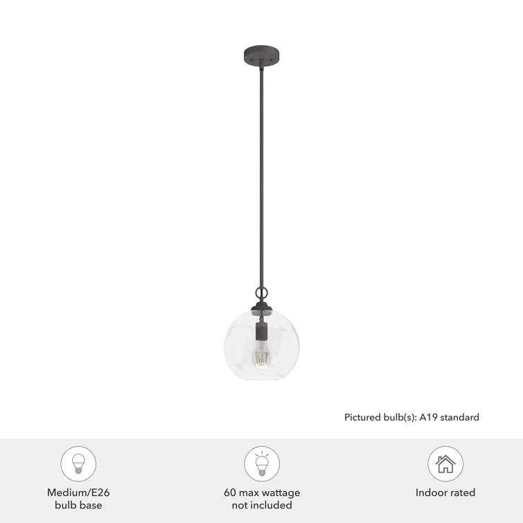 High Oaks 1 Light Globe Pendant