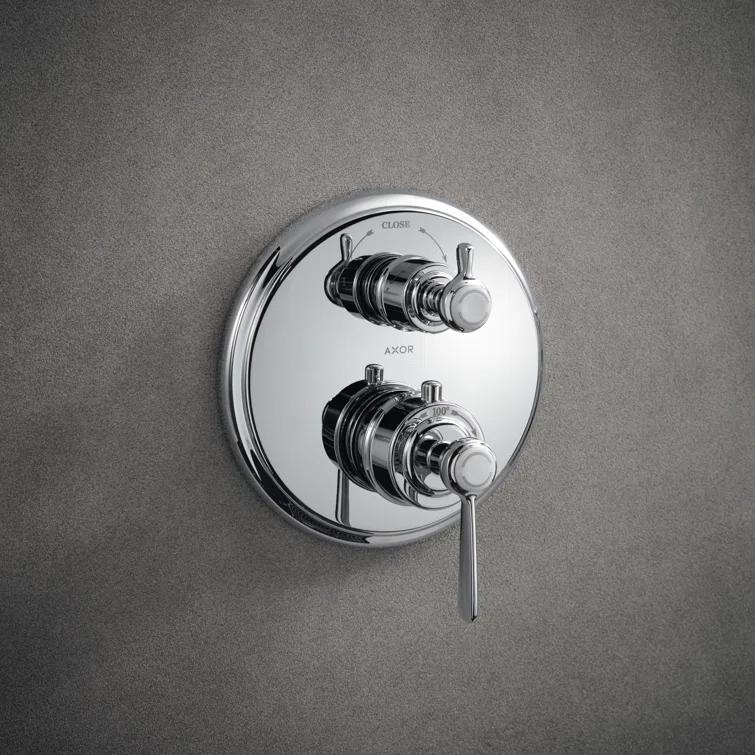 Axor Montreux Chrome Thermostatic Trim with Volume Control