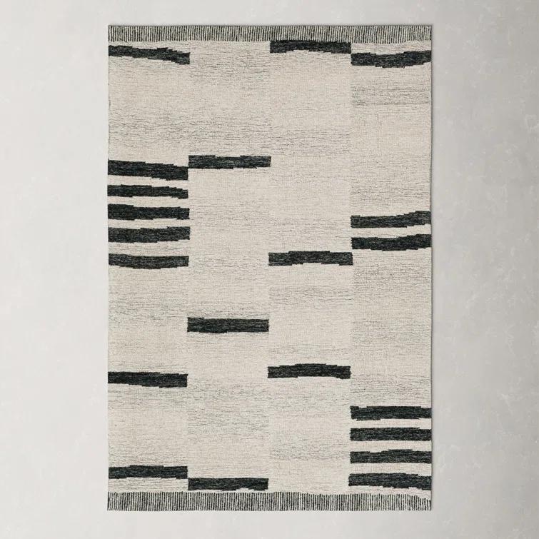 Uptown Wool Cream/Black Rug