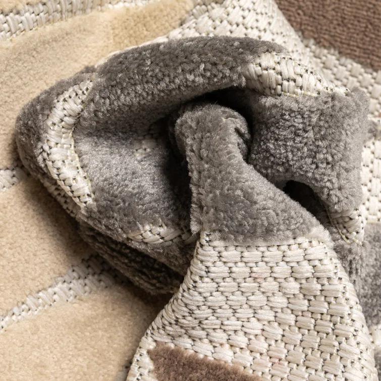 Dorado Mariah Modern Indoor / Outdoor Floral Ivory Hi-Lo Area Rug