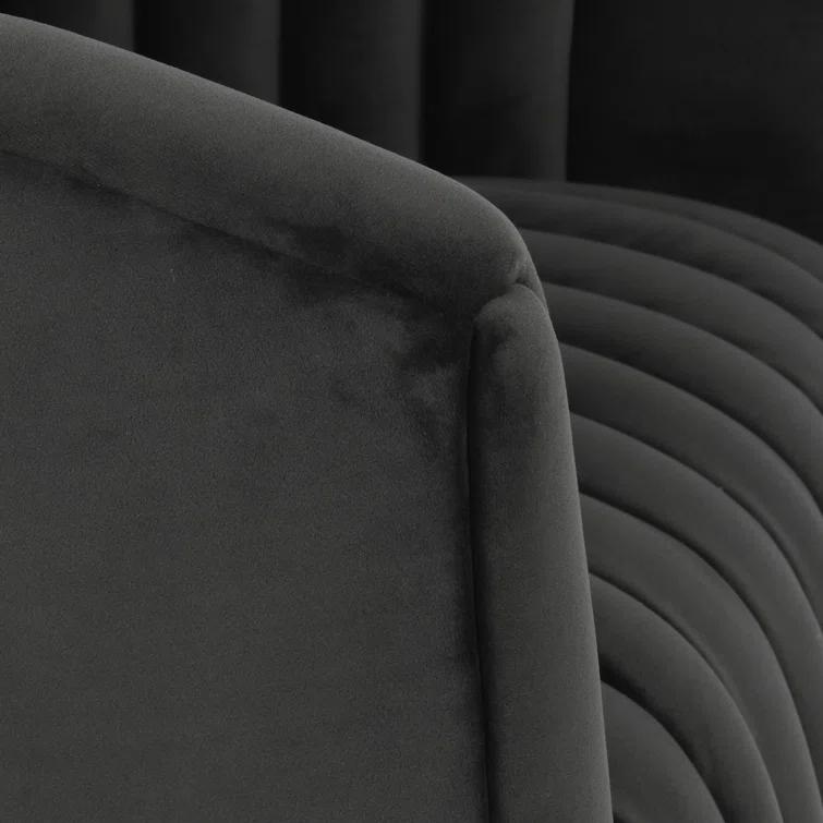 Upholstered Swivel Barrel Chair