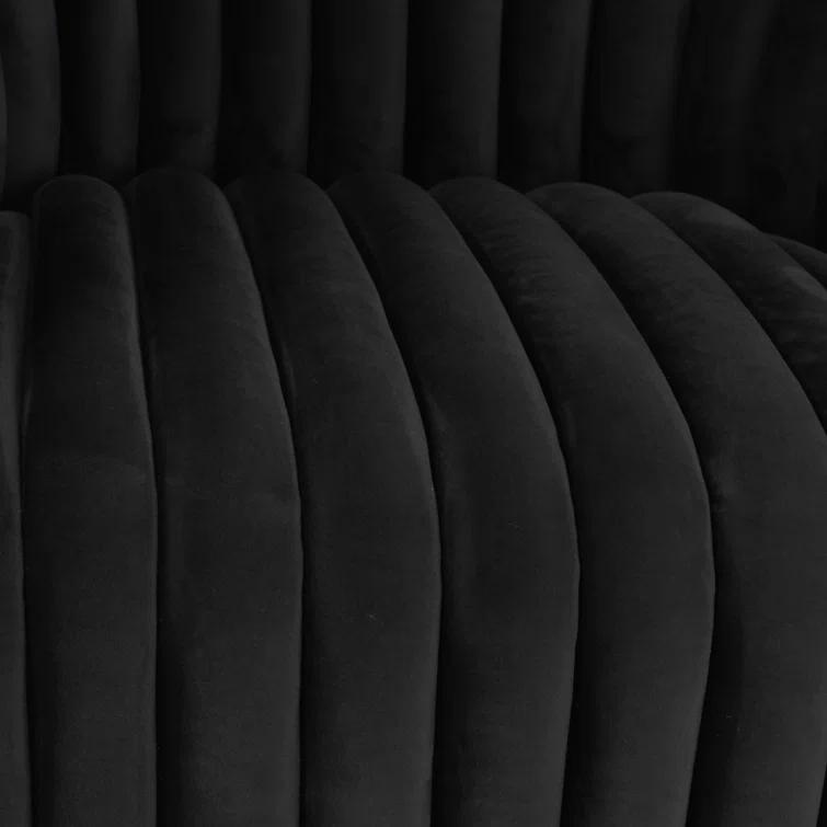 Upholstered Swivel Barrel Chair