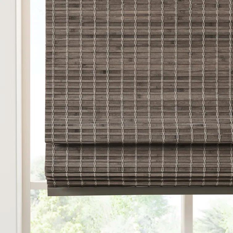 Eastfield Semi - Sheer Bamboo Light Filtering Single Roman Shade 64"L