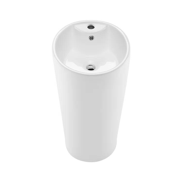 Monaco Circular Basin Pedestal Sink