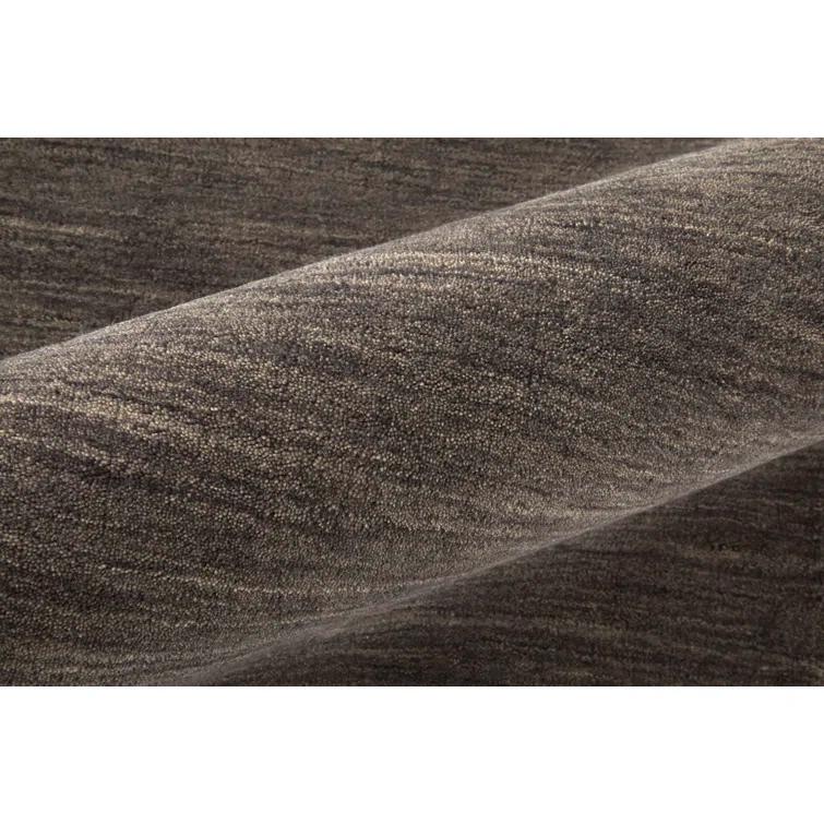 Handmade Tufted Wool Charcoal Area Rug