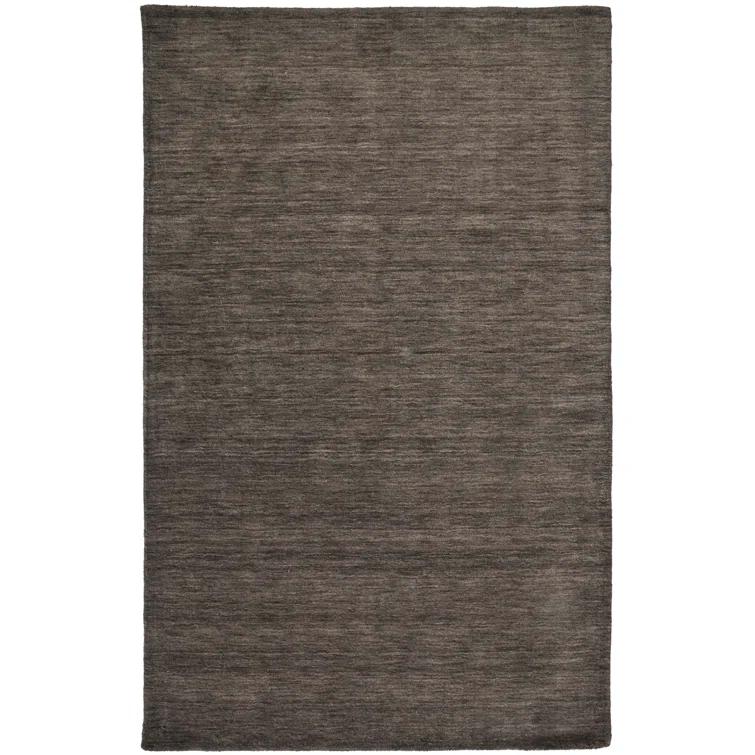 Handmade Tufted Wool Charcoal Area Rug