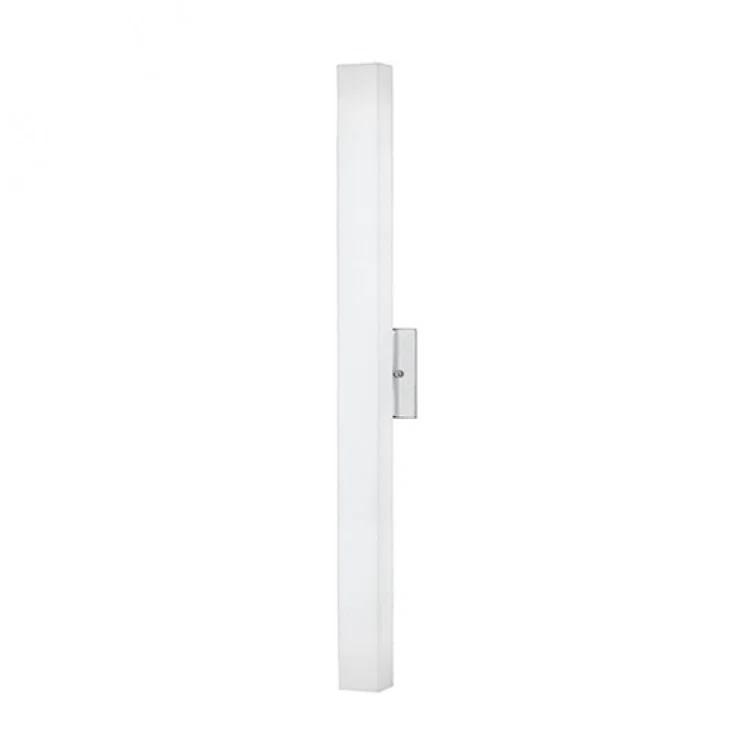 Melville 32" Chrome Opal Glass LED Wall Sconce, Dimmable