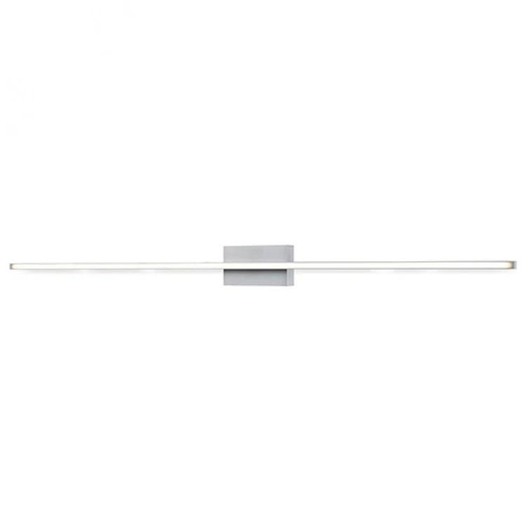 Vega Minor Dimmable LED Wall Sconce in Brushed Nickel, 48"