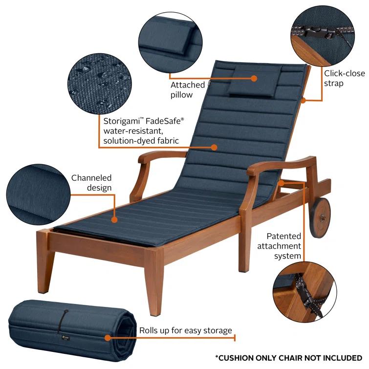 Outdoor Chaise Lounge Cushion