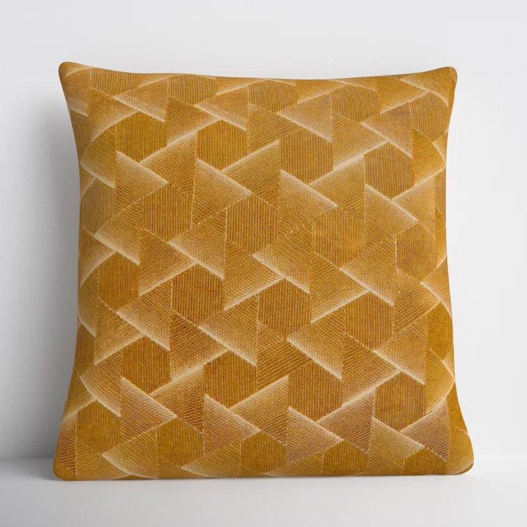 Gretchen Geometric Cotton Throw Pillow