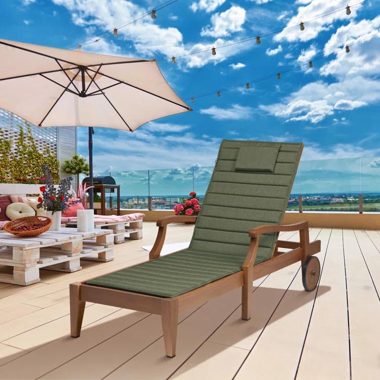 Outdoor Chaise Lounge Cushion
