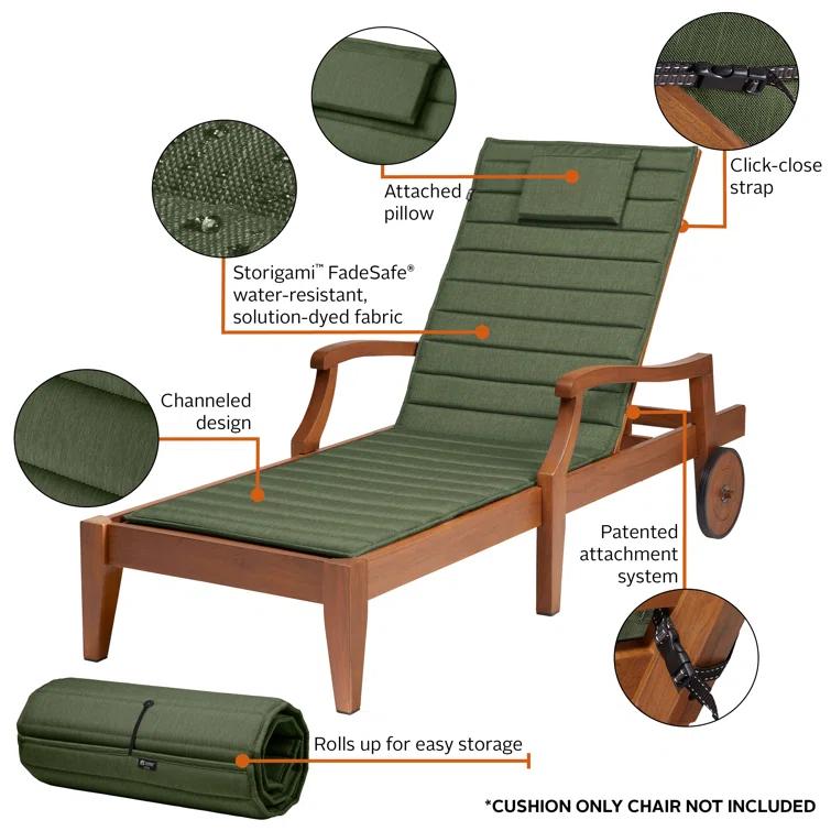 Outdoor Chaise Lounge Cushion