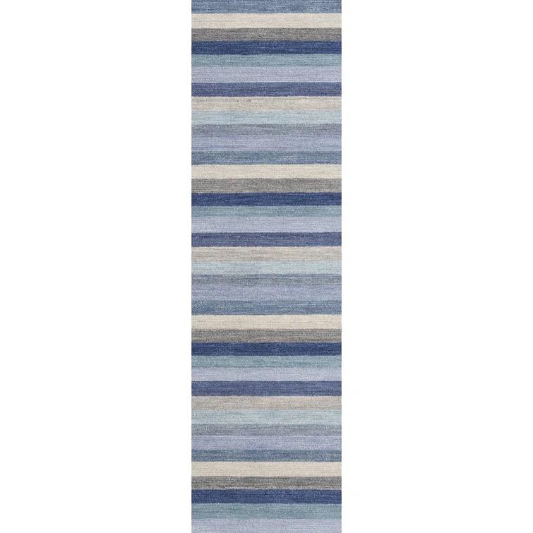Jazzy Handmade Wool Blue/Indigo Rug