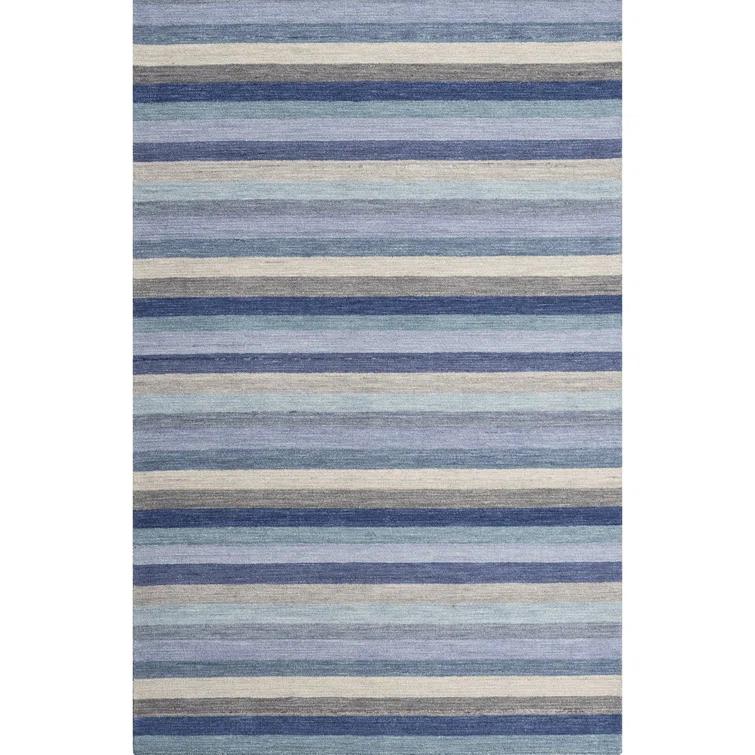 Jazzy Handmade Wool Blue/Indigo Rug