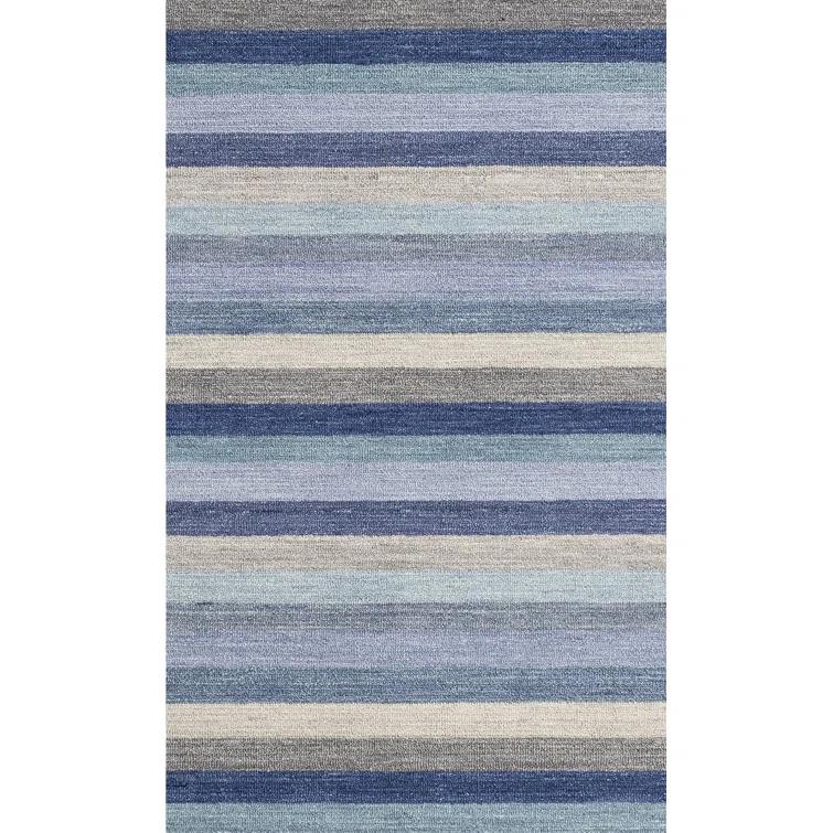 Jazzy Handmade Wool Blue/Indigo Rug