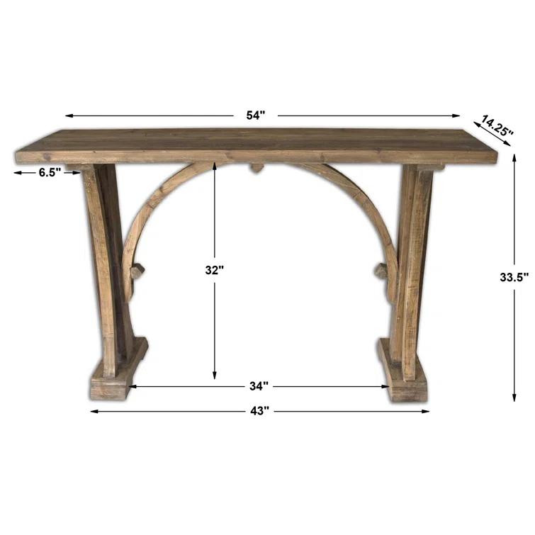 Cayce 54'' Solid Wood Console Table