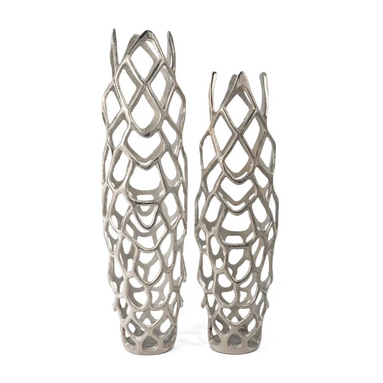Arabella Handmade Aluminum Floor Vase
