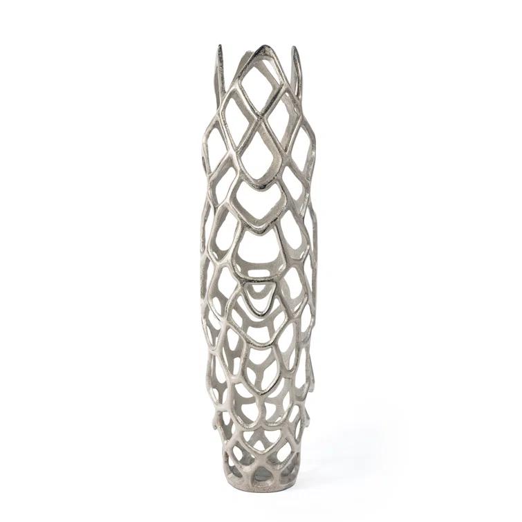 Arabella Handmade Aluminum Floor Vase