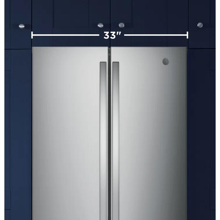 GE Appliances 33" French Door 24.7 cu. ft. Refrigerator