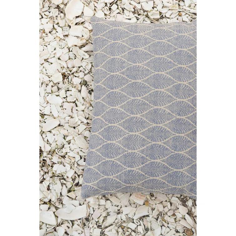 Summer Flora Indigo Indoor Outdoor Pillow 24x24