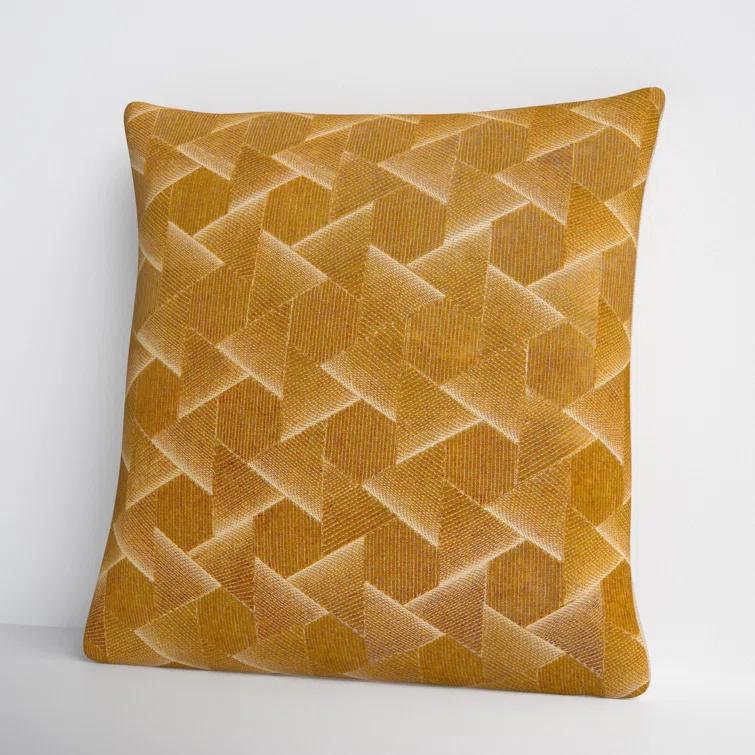 Gretchen Geometric Cotton Throw Pillow