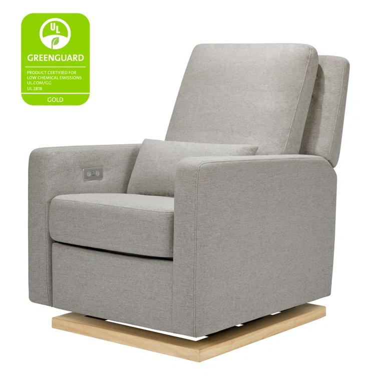 Sigi Electronic Recliner And Glider In Eco-Performance Fabric With USB Port | Water Repellent & Stain Resistant