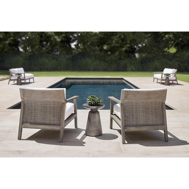Bernhardt Catalan Round Metal Outdoor Side Table