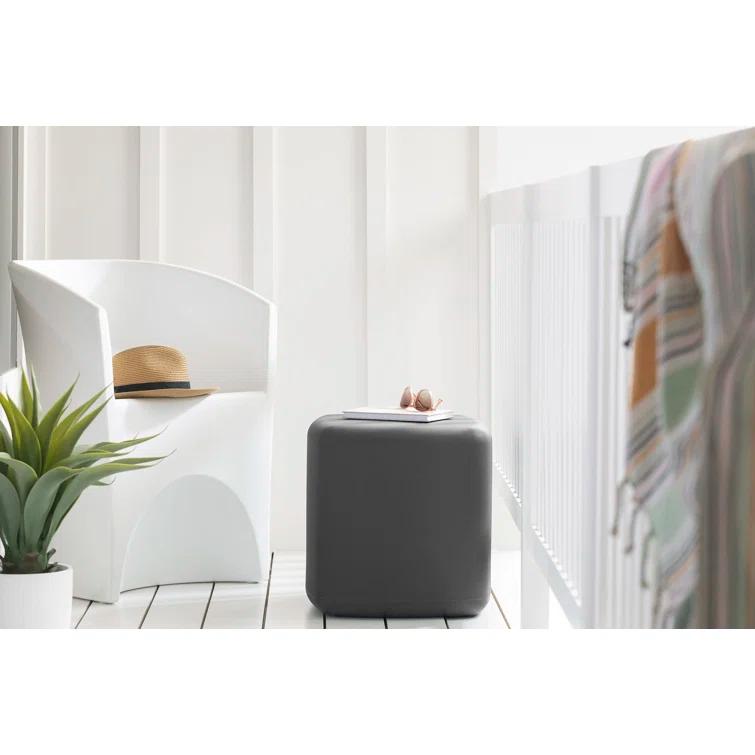Dalya 16'' Plastic / Acrylic Outdoor Side Table