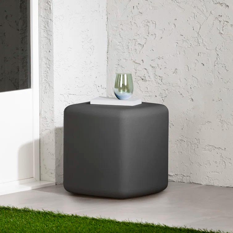 Dalya 16'' Plastic / Acrylic Outdoor Side Table