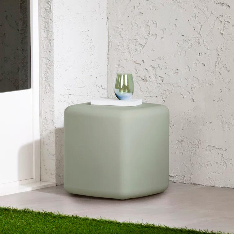 Dalya 16'' Plastic / Acrylic Outdoor Side Table
