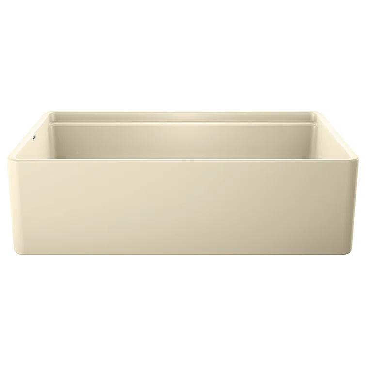 Profina 36" Single Bowl Apron-Front Fireclay Farmhouse Sink