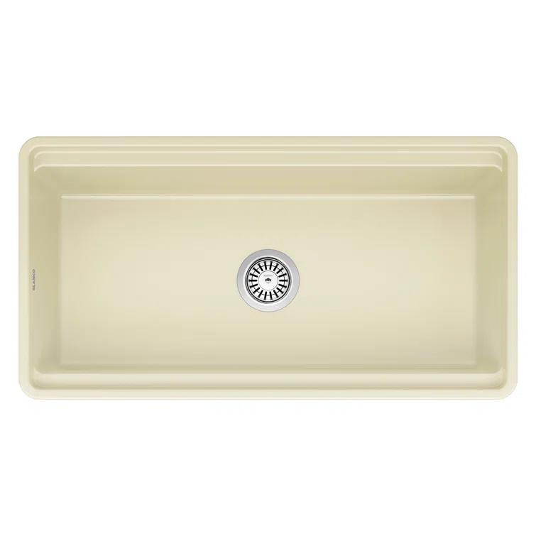 Profina 36" Single Bowl Apron-Front Fireclay Farmhouse Sink