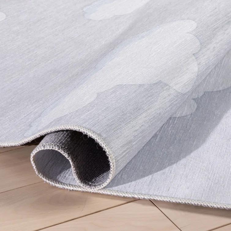 Apollo Well Woven Kids Rugs Cloud 9 Modern Gray Area Rug