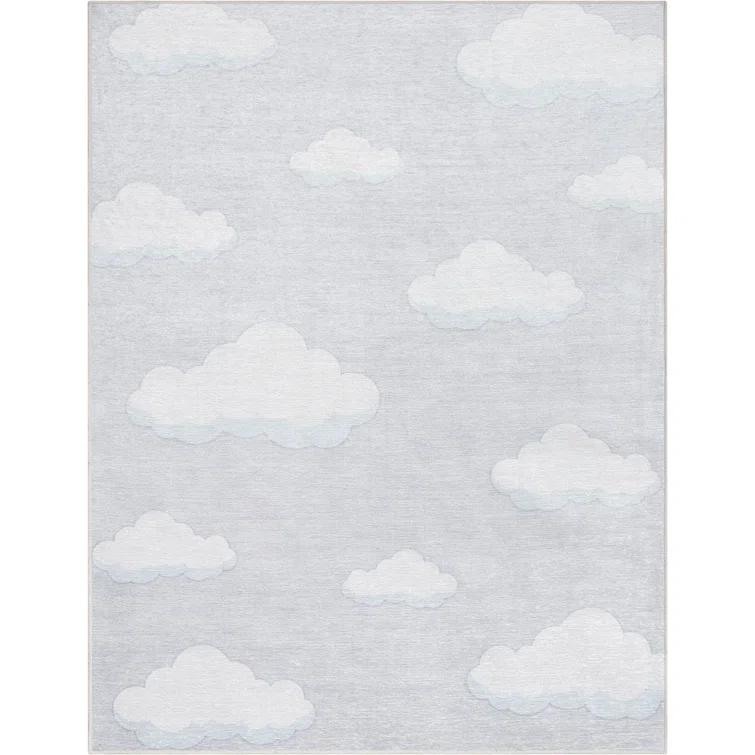 Apollo Well Woven Kids Rugs Cloud 9 Modern Gray Area Rug