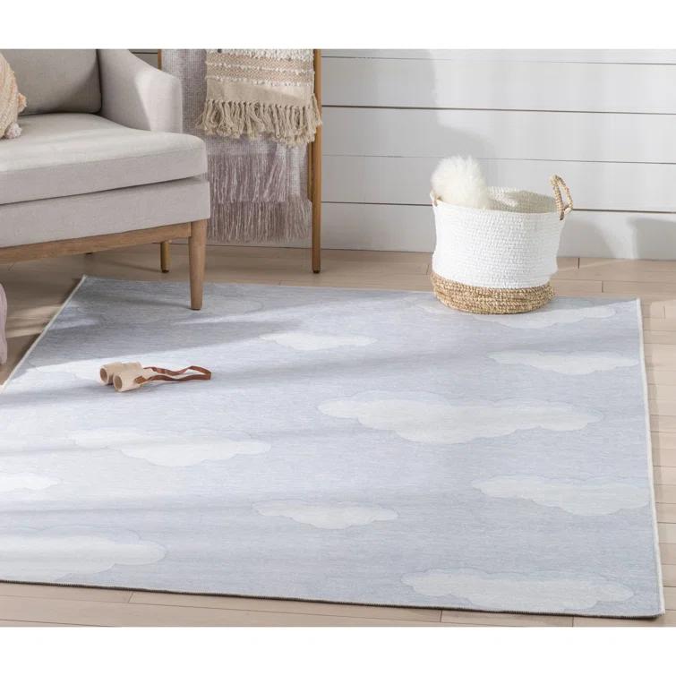 Apollo Well Woven Kids Rugs Cloud 9 Modern Gray Area Rug