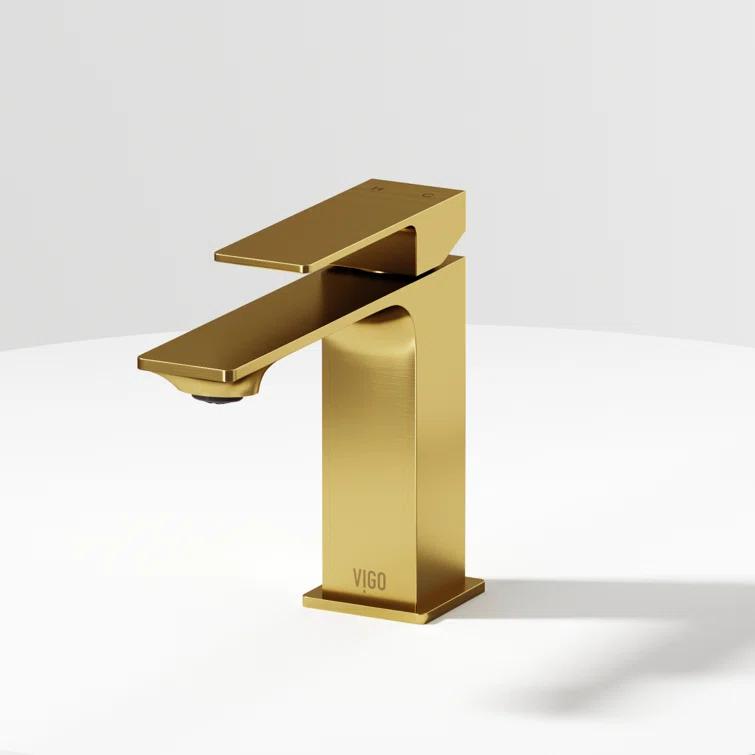 Dunn 6" H Single Handle Single Hole Bathroom Faucet