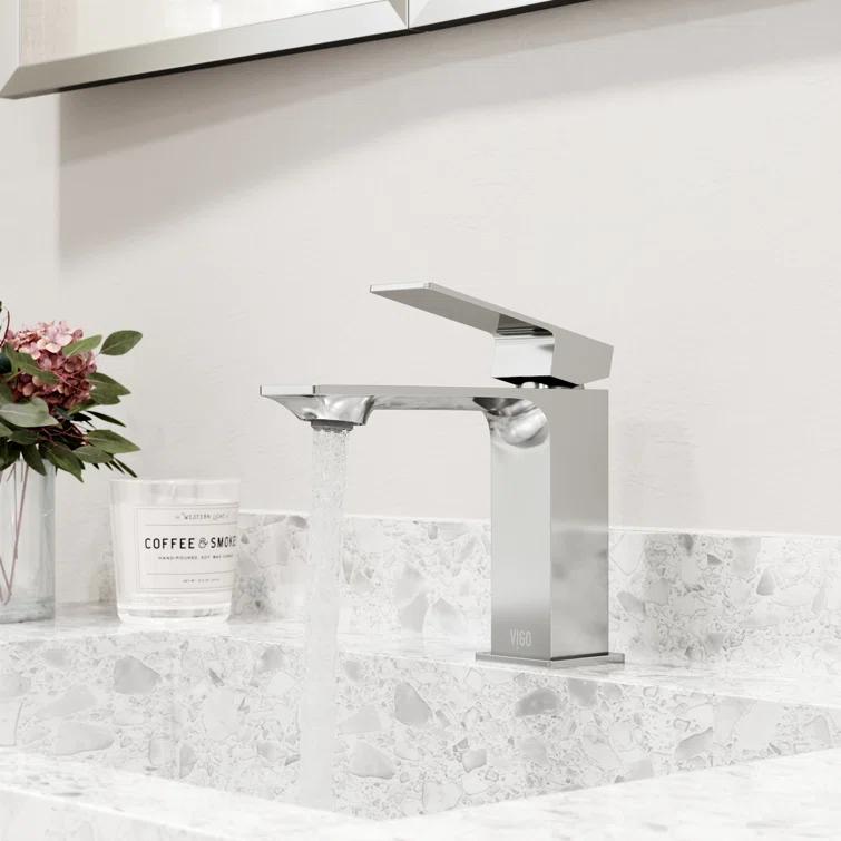 Dunn 6" H Single Handle Single Hole Bathroom Faucet