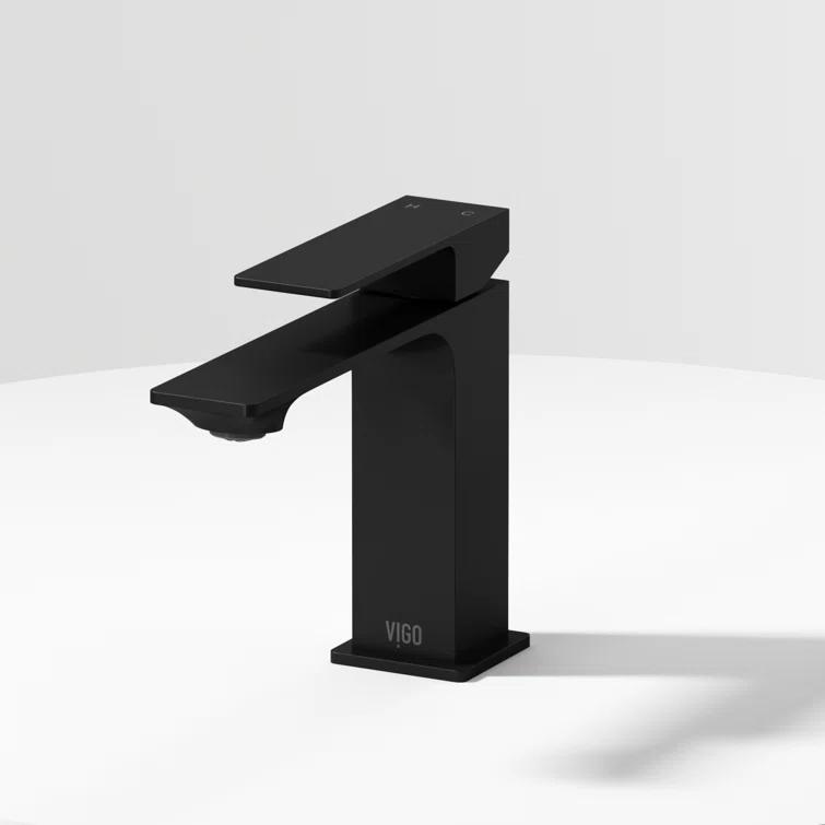 Dunn 6" H Single Handle Single Hole Bathroom Faucet